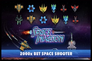 Space Invasion Online Action Game Logo