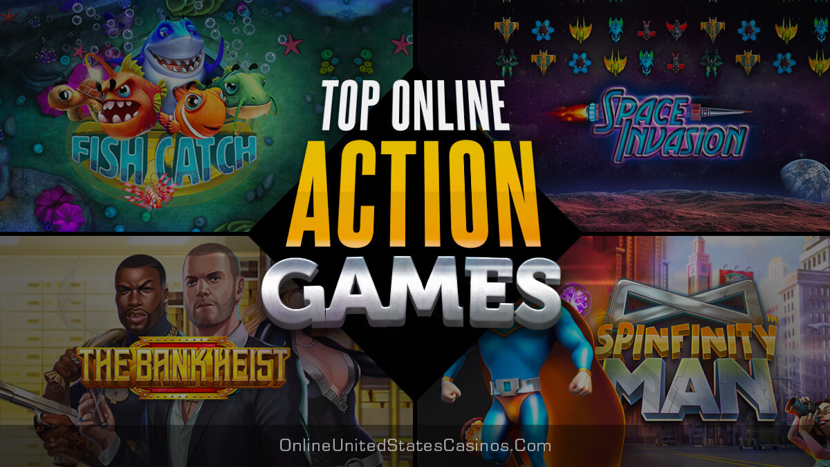 Top online actionspil på kasinoer