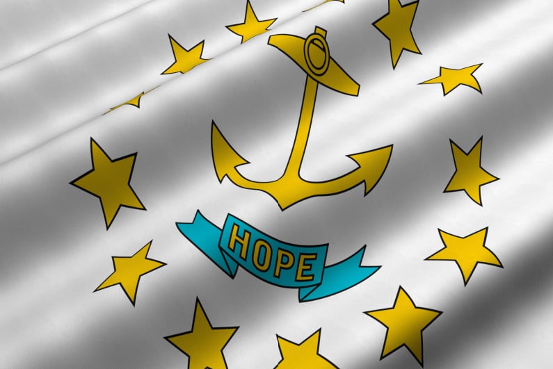 Rhode-Island-Flagge