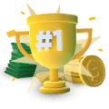 Beste Ignition Casino Slots Gold Trophy-Symbol