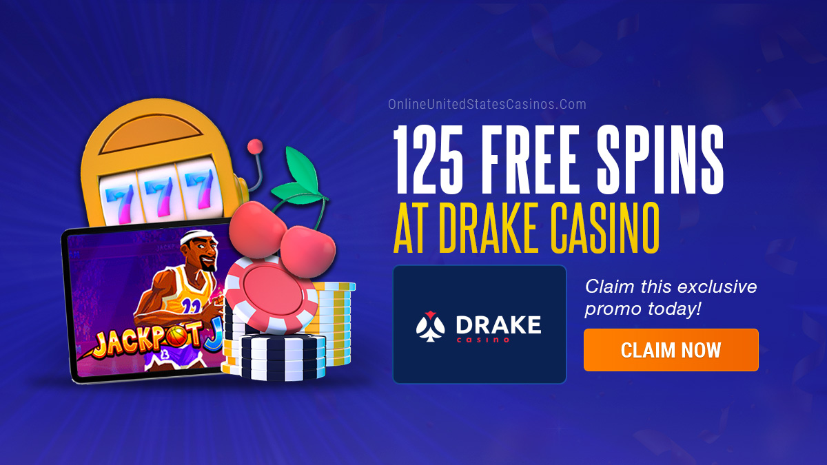 Drake-casino-exclusive-promo!-125-free-spins-on-jackpot-jam-slot
