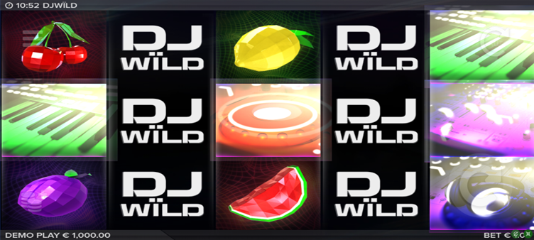 Skærmbillede af DJ Wild-hjulene