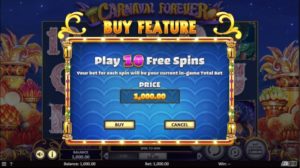 Carnaval Forever Buy-funktion