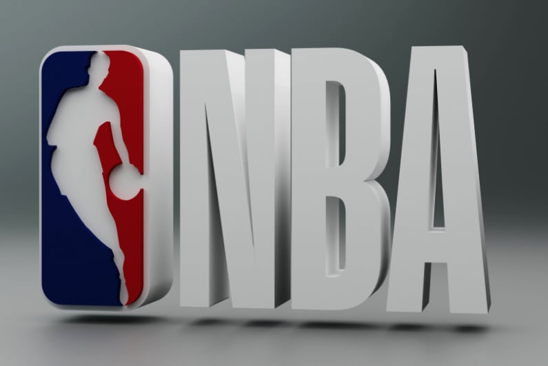 NBA-Logo in 3D