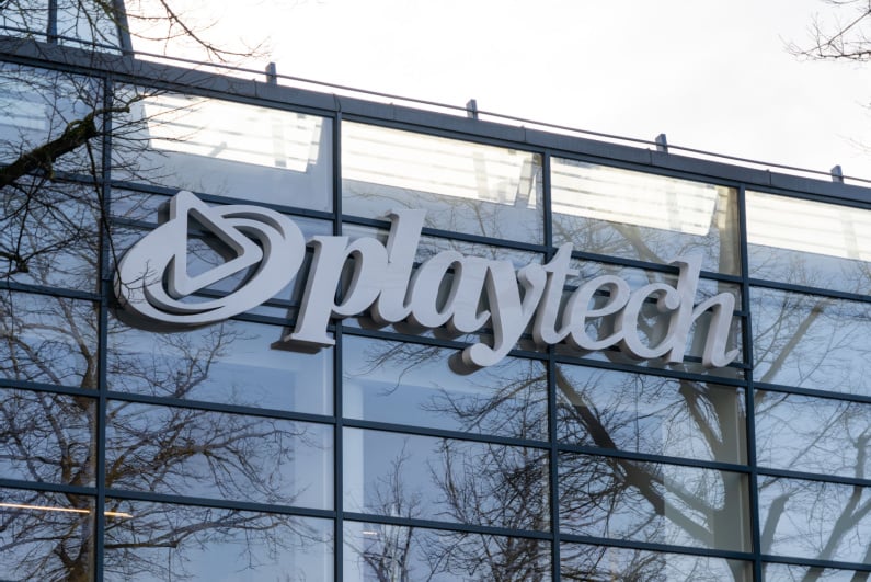 Playtech sign on building