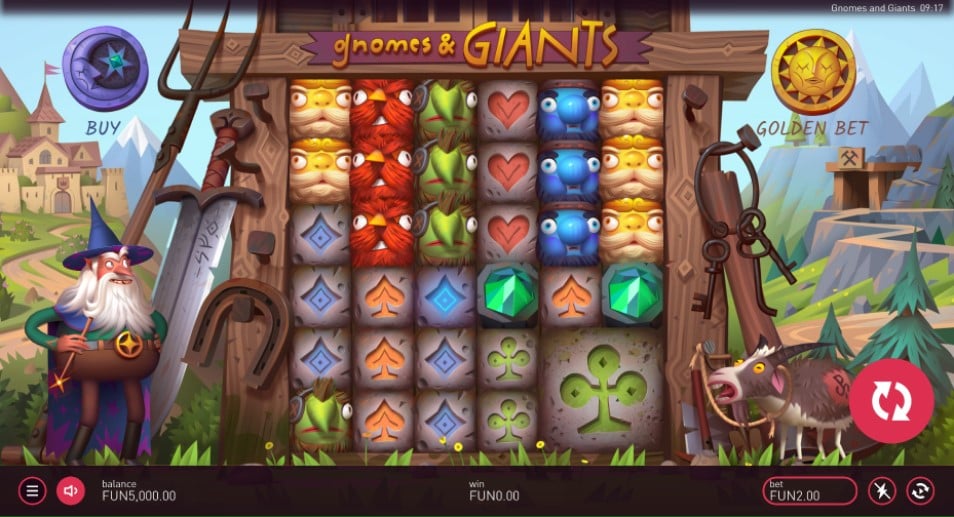 Игровые автоматы Gnomes and Giants Peter and Sons — слоты недели 9 февраля 2024