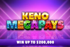 Logo gry specjalnej Keno Megapays