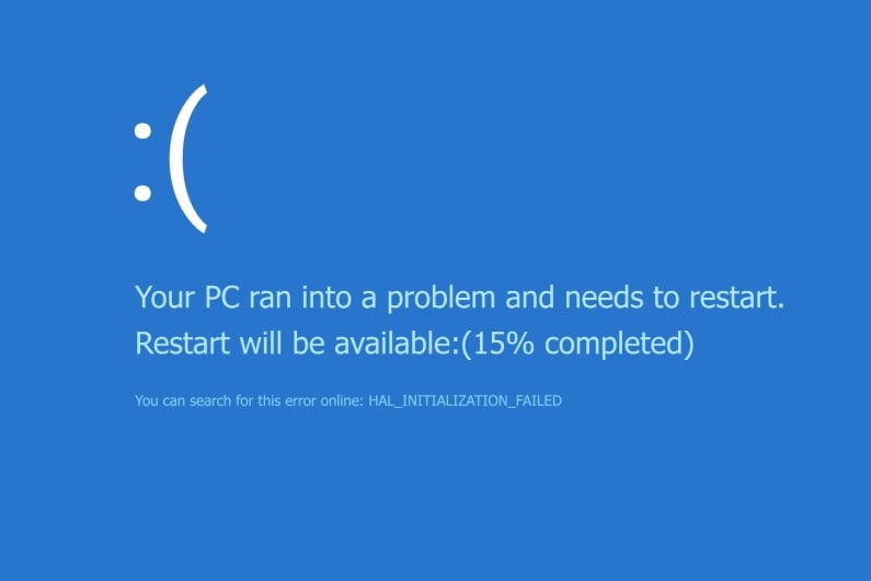 Bluescreen des Todes