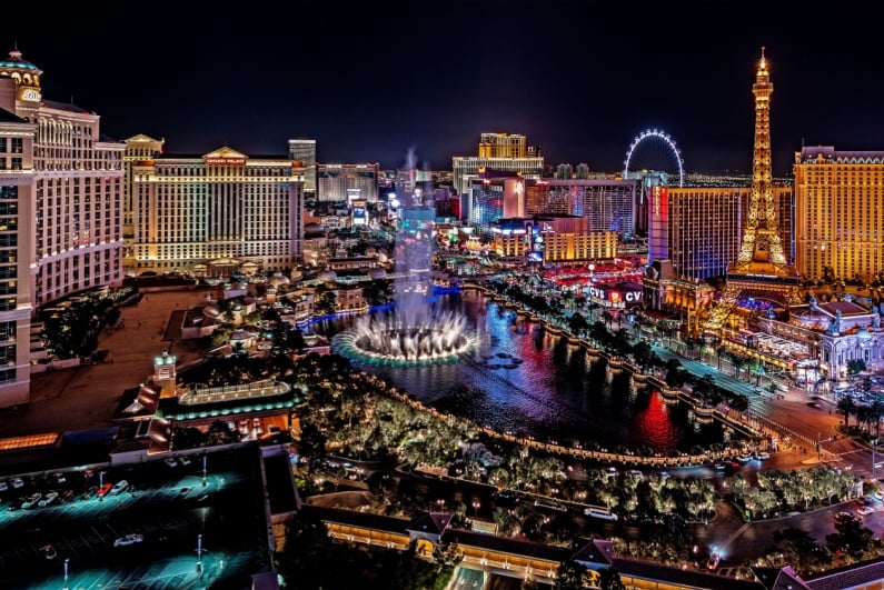 Las Vegas Strip at night